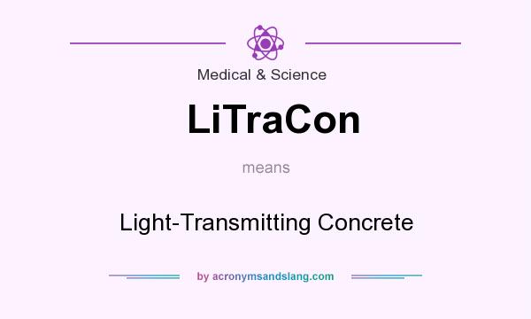 What does LiTraCon mean? It stands for Light-Transmitting Concrete