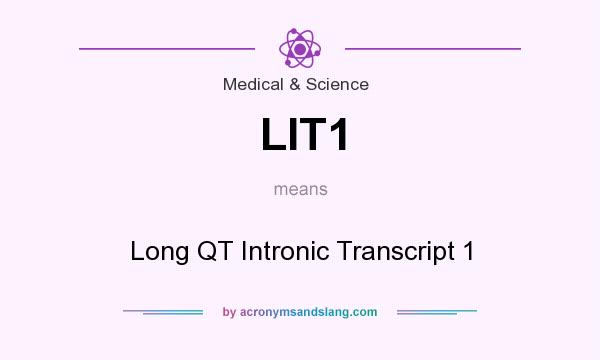 What does LIT1 mean? It stands for Long QT Intronic Transcript 1