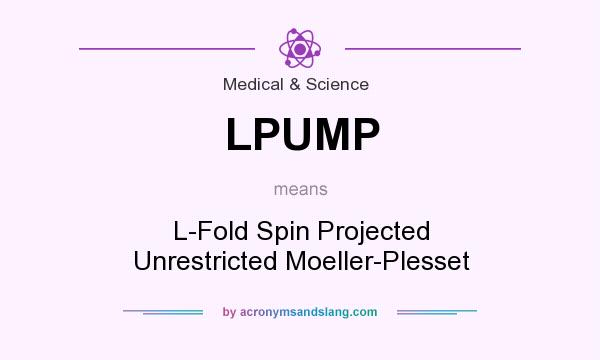 What does LPUMP mean? It stands for L-Fold Spin Projected Unrestricted Moeller-Plesset