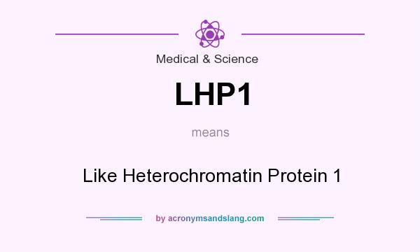 What does LHP1 mean? It stands for Like Heterochromatin Protein 1