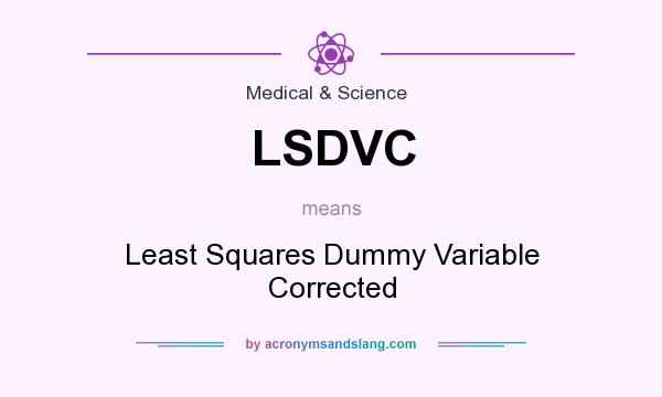 What does LSDVC mean? It stands for Least Squares Dummy Variable Corrected