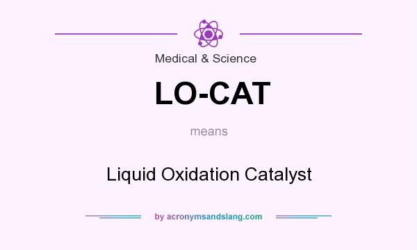 What does LO-CAT mean? It stands for Liquid Oxidation Catalyst