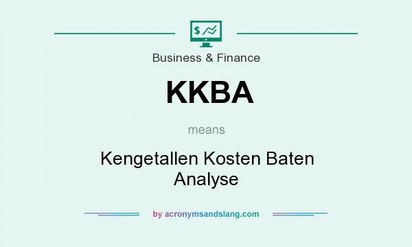 What does KKBA mean? It stands for Kengetallen Kosten Baten Analyse