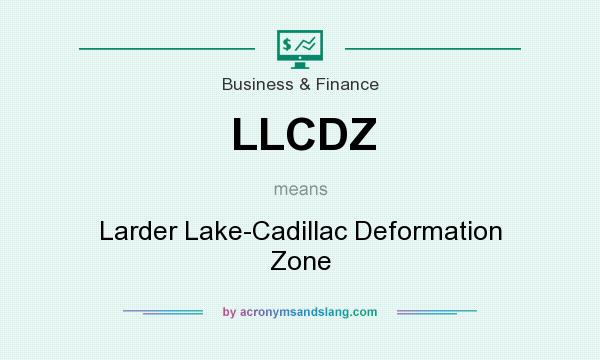 What does LLCDZ mean? It stands for Larder Lake-Cadillac Deformation Zone