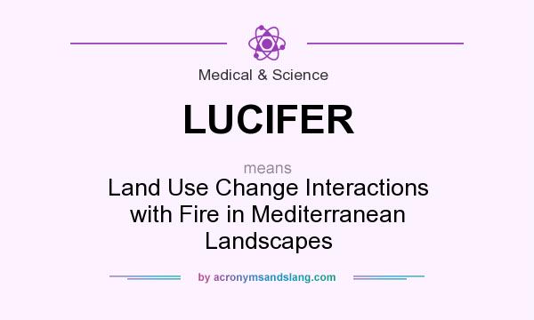 What does LUCIFER mean? It stands for Land Use Change Interactions with Fire in Mediterranean Landscapes