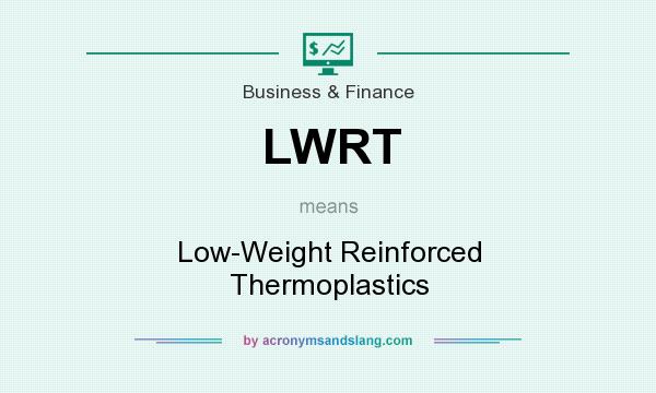 What does LWRT mean? It stands for Low-Weight Reinforced Thermoplastics