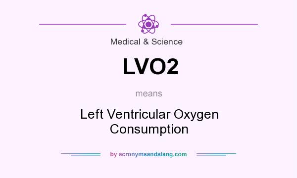 What does LVO2 mean? It stands for Left Ventricular Oxygen Consumption
