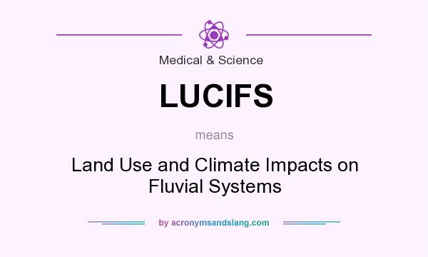What does LUCIFS mean? It stands for Land Use and Climate Impacts on Fluvial Systems