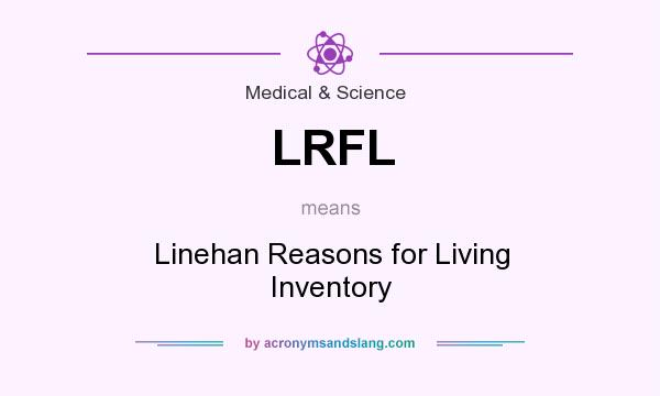 What does LRFL mean? It stands for Linehan Reasons for Living Inventory