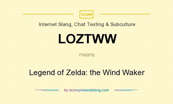 What does LOZTWW mean? It stands for Legend of Zelda: the Wind Waker