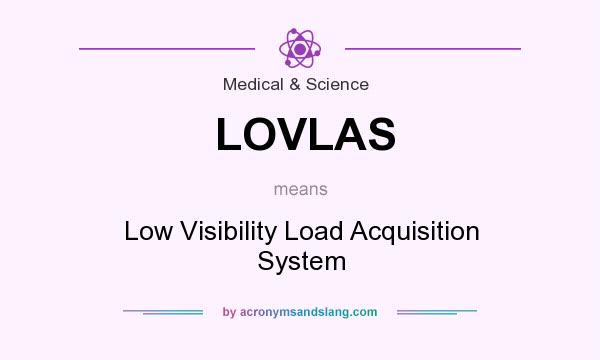 What does LOVLAS mean? It stands for Low Visibility Load Acquisition System