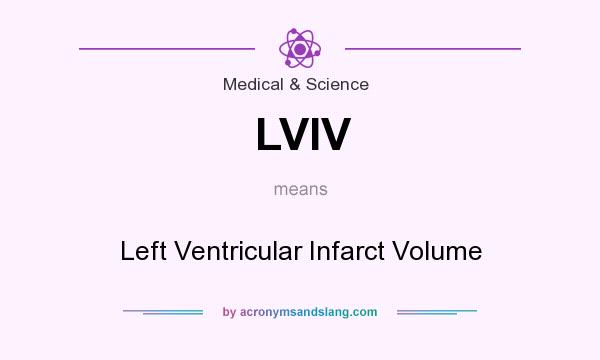 What does LVIV mean? It stands for Left Ventricular Infarct Volume