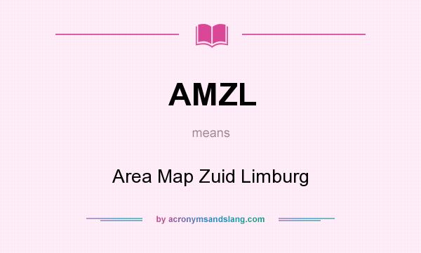 What does AMZL mean? It stands for Area Map Zuid Limburg