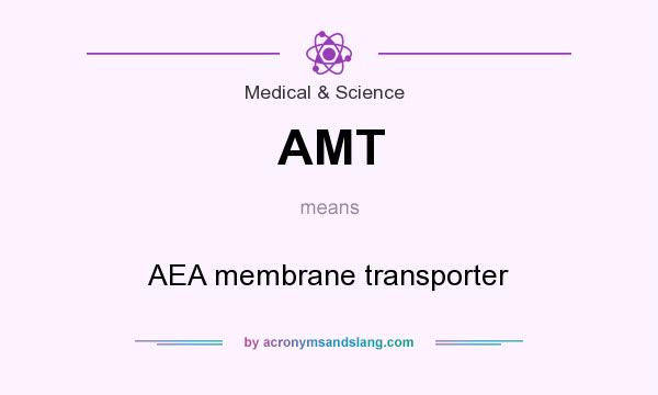 What does AMT mean? It stands for AEA membrane transporter