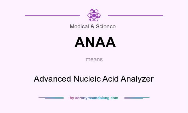 What does ANAA mean? It stands for Advanced Nucleic Acid Analyzer