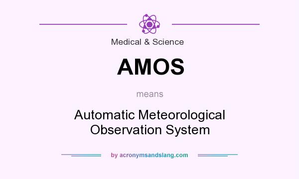 What does AMOS mean? It stands for Automatic Meteorological Observation System