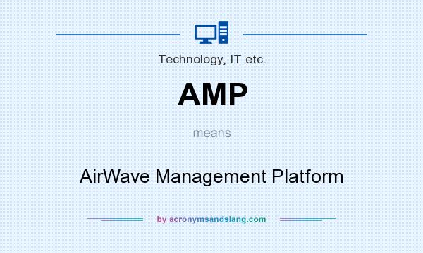 What does AMP mean? It stands for AirWave Management Platform