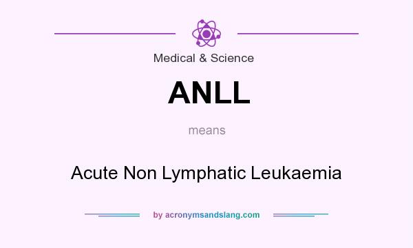 What does ANLL mean? It stands for Acute Non Lymphatic Leukaemia