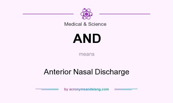 What does AND mean? It stands for Anterior Nasal Discharge