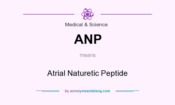 What does ANP mean? It stands for Atrial Naturetic Peptide
