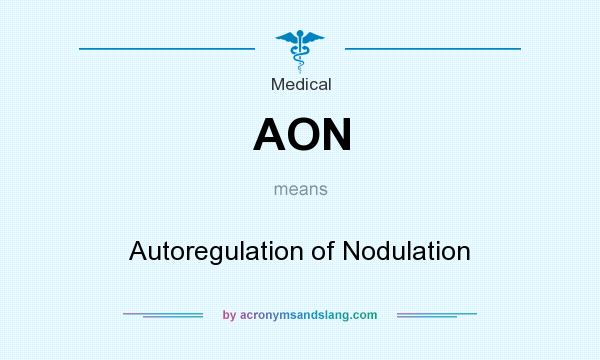 What does AON mean? It stands for Autoregulation of Nodulation