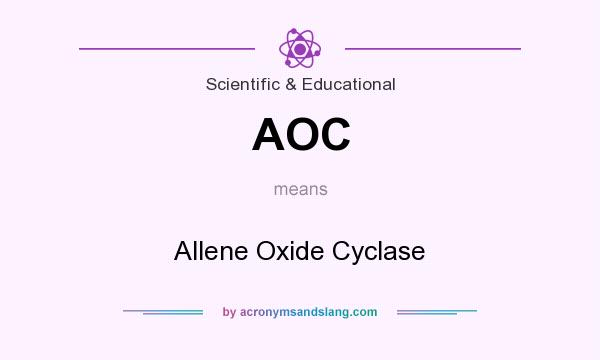 What does AOC mean? It stands for Allene Oxide Cyclase