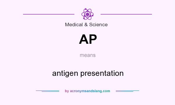 What does AP mean? It stands for antigen presentation