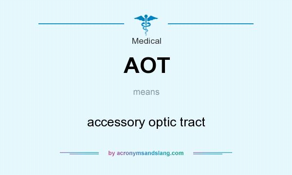 What does AOT mean? It stands for accessory optic tract