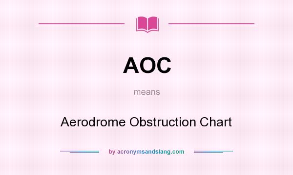 What does AOC mean? It stands for Aerodrome Obstruction Chart