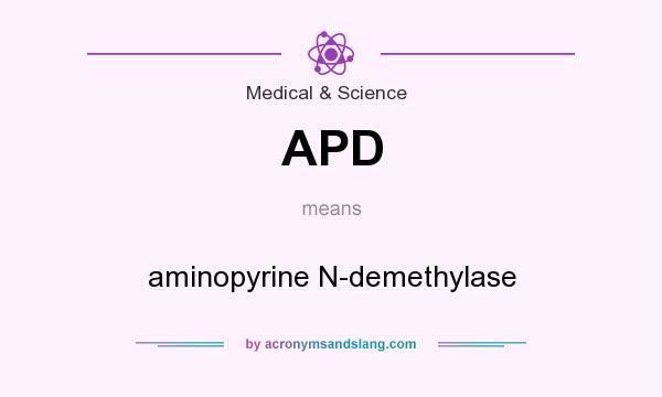 What does APD mean? It stands for aminopyrine N-demethylase