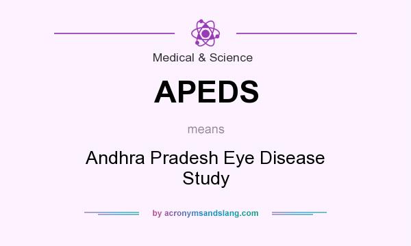 What does APEDS mean? It stands for Andhra Pradesh Eye Disease Study