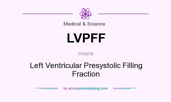What does LVPFF mean? It stands for Left Ventricular Presystolic Filling Fraction