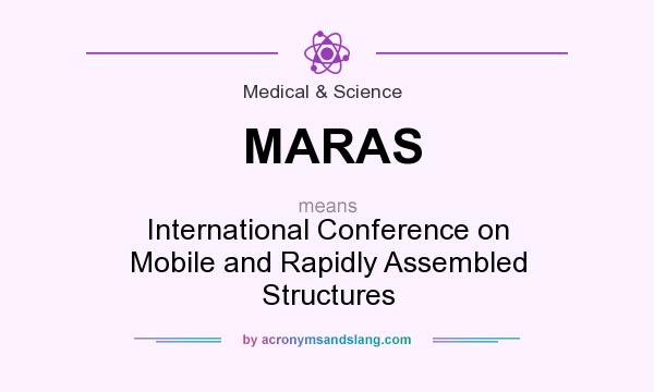What does MARAS mean? It stands for International Conference on Mobile and Rapidly Assembled Structures