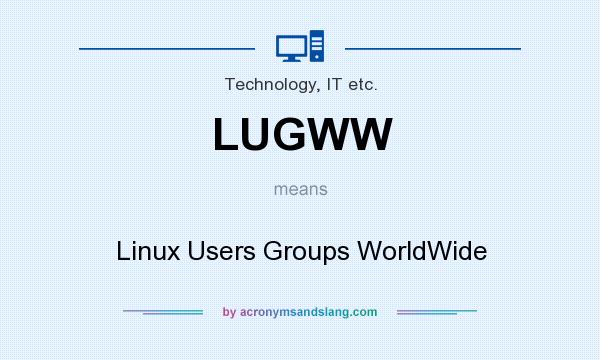 What does LUGWW mean? It stands for Linux Users Groups WorldWide