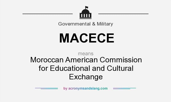 What does MACECE mean? It stands for Moroccan American Commission for Educational and Cultural Exchange