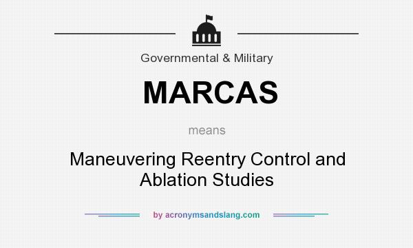 What does MARCAS mean? It stands for Maneuvering Reentry Control and Ablation Studies