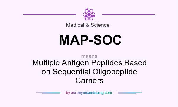 What does MAP-SOC mean? It stands for Multiple Antigen Peptides Based on Sequential Oligopeptide Carriers