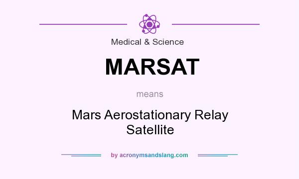 What does MARSAT mean? It stands for Mars Aerostationary Relay Satellite