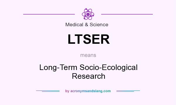 What does LTSER mean? It stands for Long-Term Socio-Ecological Research