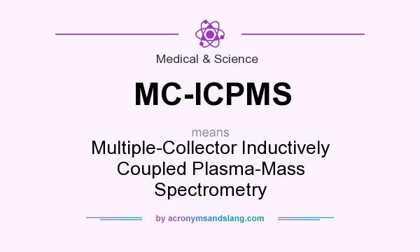 What does MC-ICPMS mean? It stands for Multiple-Collector Inductively Coupled Plasma-Mass Spectrometry