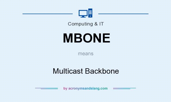 What does MBONE mean? It stands for Multicast Backbone