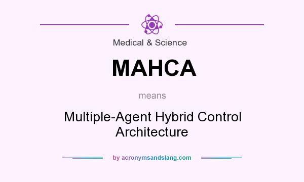 What does MAHCA mean? It stands for Multiple-Agent Hybrid Control Architecture