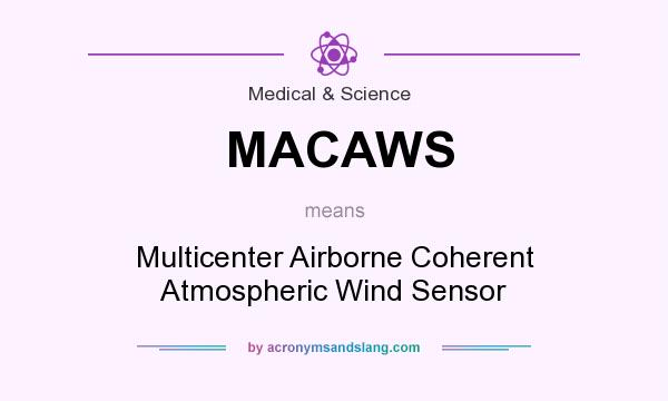 What does MACAWS mean? It stands for Multicenter Airborne Coherent Atmospheric Wind Sensor