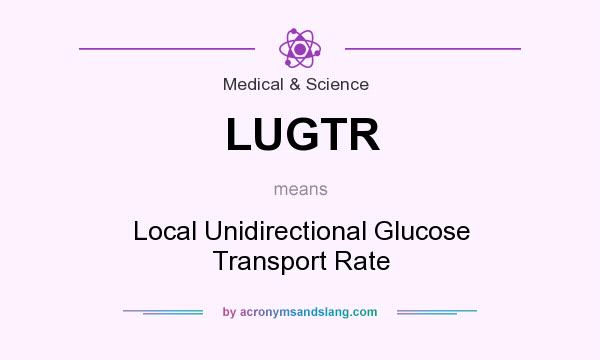 What does LUGTR mean? It stands for Local Unidirectional Glucose Transport Rate