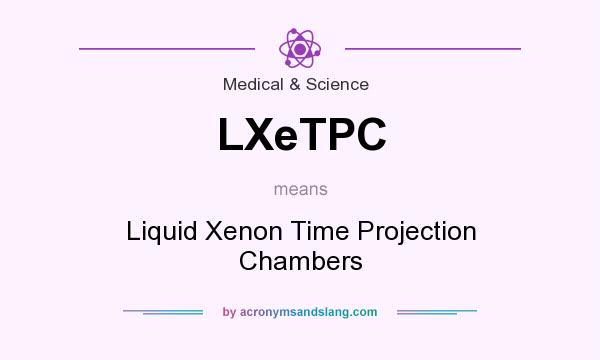 What does LXeTPC mean? It stands for Liquid Xenon Time Projection Chambers