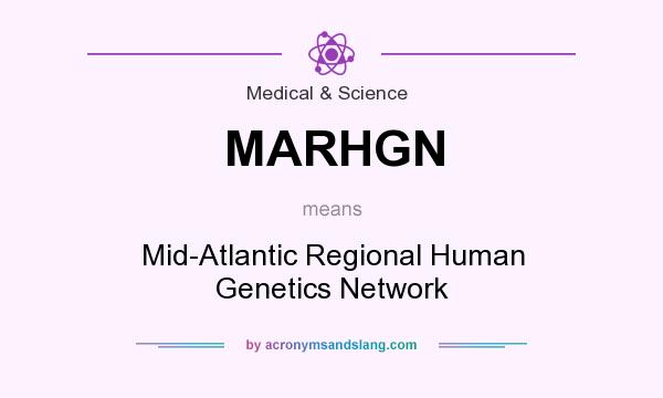 What does MARHGN mean? It stands for Mid-Atlantic Regional Human Genetics Network
