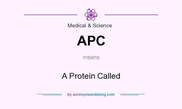 What does APC mean? It stands for A Protein Called