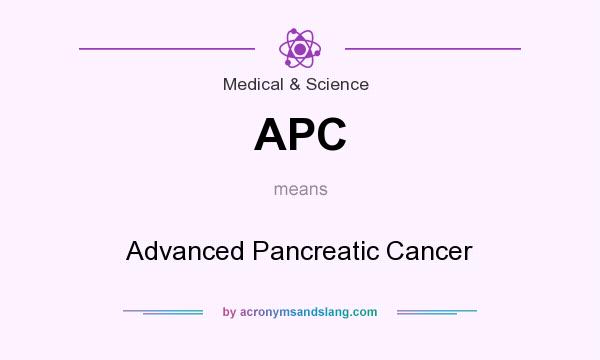 What does APC mean? It stands for Advanced Pancreatic Cancer