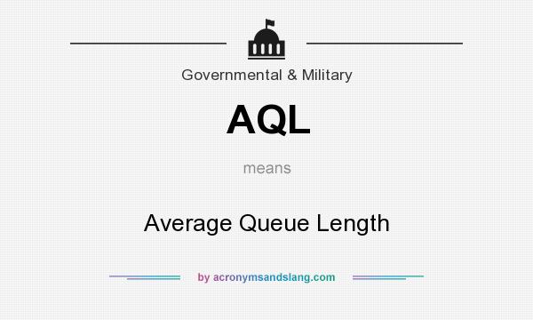 What does AQL mean? It stands for Average Queue Length