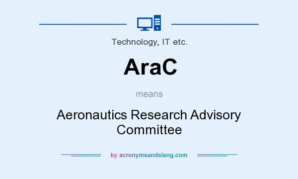 What does AraC mean? It stands for Aeronautics Research Advisory Committee